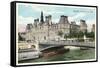 L'Hotel De Ville, Seine-null-Framed Stretched Canvas