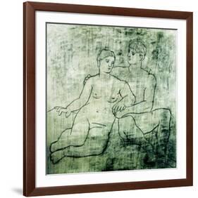 L'Idillio, c.1923-Pablo Picasso-Framed Serigraph