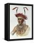 L'Ietan, Oto Half-Chief, 1821, The Indian Tribes of North America, Vol.1-Charles Bird King-Framed Stretched Canvas