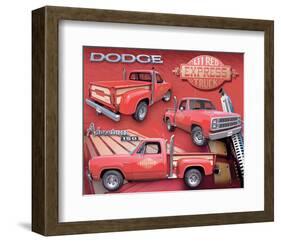 L'il Red Express Truck-null-Framed Art Print