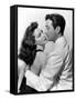 L'ile au complot THE BRIBE by RobertLeonard with Ava Gardner and Robert Taylor, 1949 (b/w photo)-null-Framed Stretched Canvas