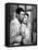 L'ile au complot THE BRIBE by RobertLeonard with Ava Gardner and Robert Taylor, 1949 (b/w photo)-null-Framed Stretched Canvas