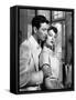 L'ile au complot THE BRIBE by RobertLeonard with Ava Gardner and Robert Taylor, 1949 (b/w photo)-null-Framed Stretched Canvas