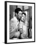 L'ile au complot THE BRIBE by RobertLeonard with Ava Gardner and Robert Taylor, 1949 (b/w photo)-null-Framed Photo