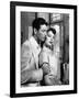 L'ile au complot THE BRIBE by RobertLeonard with Ava Gardner and Robert Taylor, 1949 (b/w photo)-null-Framed Photo