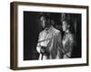 L'ile au complot THE BRIBE by RobertLeonard with Ava Gardner and Robert Taylor, 1949 (b/w photo)-null-Framed Photo