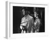 L'ile au complot THE BRIBE by RobertLeonard with Ava Gardner and Robert Taylor, 1949 (b/w photo)-null-Framed Photo