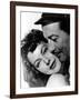 L'ile au complot THE BRIBE by RobertLeonard with Ava Gardner and Robert Taylor, 1949 (b/w photo)-null-Framed Photo