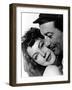 L'ile au complot THE BRIBE by RobertLeonard with Ava Gardner and Robert Taylor, 1949 (b/w photo)-null-Framed Photo