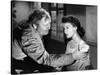 L'ile au complot THE BRIBE by RobertLeonard with Charles Laughton and Ava Gardner, 1949 (b/w photo)-null-Stretched Canvas