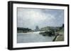 L'île de la Cité et l'île Saint-Louis vues du pont d'Austerlitz-Stanislas Lepine-Framed Giclee Print