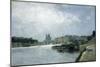 L'île de la Cité et l'île Saint-Louis vues du pont d'Austerlitz-Stanislas Lepine-Mounted Giclee Print