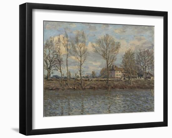 L'Ile de la Grande Jatte, Neuilly sur Seine-Alfred Sisley-Framed Giclee Print