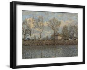 L'Ile de la Grande Jatte, Neuilly sur Seine-Alfred Sisley-Framed Giclee Print