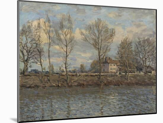 L'Ile de la Grande Jatte, Neuilly sur Seine-Alfred Sisley-Mounted Giclee Print