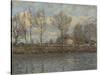 L'Ile de la Grande Jatte, Neuilly sur Seine-Alfred Sisley-Stretched Canvas