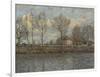 L'Ile de la Grande Jatte, Neuilly sur Seine-Alfred Sisley-Framed Giclee Print