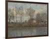 L'Ile de la Grande Jatte, Neuilly sur Seine-Alfred Sisley-Framed Giclee Print