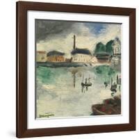 L’Île de la Grande Jatte-Henri Manguin-Framed Premium Giclee Print