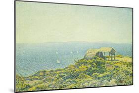 L'Ile Du Levant, Vu Du Cap Benat, 1893-Theo van Rysselberghe-Mounted Giclee Print