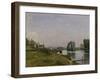 L'Ile Saint Denis, c.1872-Alfred Sisley-Framed Giclee Print