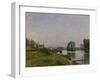 L'Ile Saint Denis, c.1872-Alfred Sisley-Framed Giclee Print