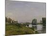 L'Ile Saint Denis, c.1872-Alfred Sisley-Mounted Giclee Print