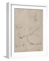 L'Iliade-Jean-Auguste-Dominique Ingres-Framed Giclee Print