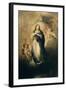 L'Immaculée Conception avec le Père éternel-Bartolome Esteban Murillo-Framed Giclee Print