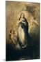 L'Immaculée Conception avec le Père éternel-Bartolome Esteban Murillo-Mounted Giclee Print