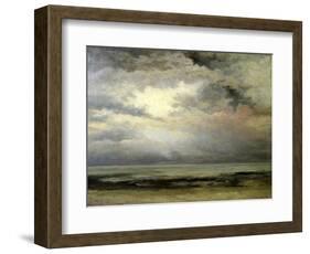 L'Immensite-Gustave Courbet-Framed Giclee Print