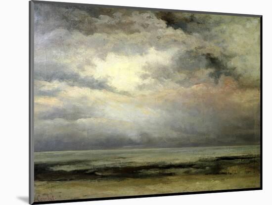 L'Immensite-Gustave Courbet-Mounted Giclee Print