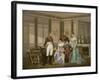 L'impératrice Joséphine reçoit à la Malmaison la visite du Tsar Alexandre Ier, à qui elle-Jean Louis Victor Viger du Vigneau-Framed Giclee Print