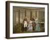 L'impératrice Joséphine reçoit à la Malmaison la visite du Tsar Alexandre Ier, à qui elle-Jean Louis Victor Viger du Vigneau-Framed Giclee Print