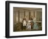 L'impératrice Joséphine reçoit à la Malmaison la visite du Tsar Alexandre Ier, à qui elle-Jean Louis Victor Viger du Vigneau-Framed Giclee Print