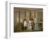 L'impératrice Joséphine reçoit à la Malmaison la visite du Tsar Alexandre Ier, à qui elle-Jean Louis Victor Viger du Vigneau-Framed Giclee Print