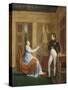 L'impératrice Marie-Louise faisant le portrait de Napoléon Ier-Alexandre Menjaud-Stretched Canvas