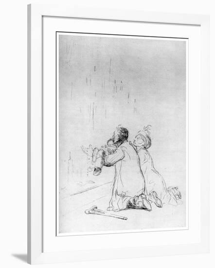 L'Imploration a La Grotte, C1870-1930-Jean Louis Forain-Framed Giclee Print