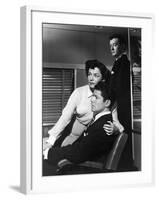 L'Inconnu du Nord-Express STRANGERS ON A TRAIN by AlfredHitchcock with Ruth Roman, Farley Granger a-null-Framed Photo