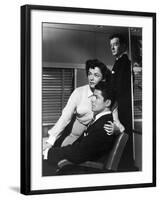 L'Inconnu du Nord-Express STRANGERS ON A TRAIN by AlfredHitchcock with Ruth Roman, Farley Granger a-null-Framed Photo