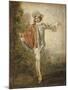 L'Indifférent-Jean Antoine Watteau-Mounted Giclee Print