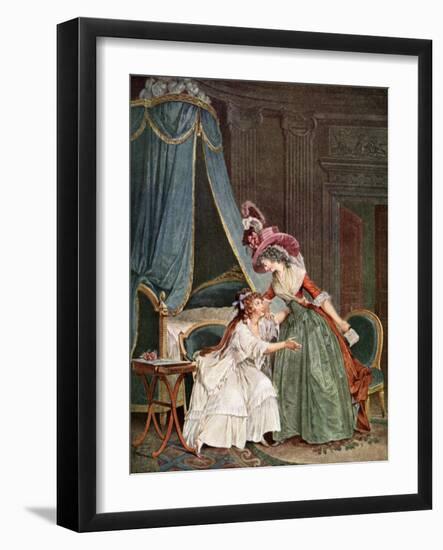 L'Indiscretion, 1788-Jean-François Janinet-Framed Giclee Print