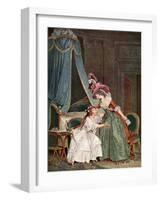 L'Indiscretion, 1788-Jean-François Janinet-Framed Giclee Print