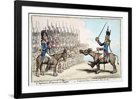 L'Infanterie Francaise En Egypte-James Gillray-Framed Giclee Print