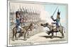 L'Infanterie Francaise En Egypte-James Gillray-Mounted Giclee Print