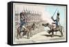 L'Infanterie Francaise En Egypte-James Gillray-Framed Stretched Canvas