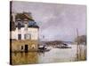 L'inondation à Port Marly-Alfred Sisley-Stretched Canvas