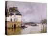 L'inondation à Port Marly-Alfred Sisley-Stretched Canvas