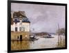 L'inondation à Port Marly-Alfred Sisley-Framed Giclee Print