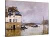 L'inondation à Port Marly-Alfred Sisley-Stretched Canvas